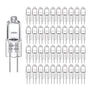 10-Pack G4 Halogen Bulbs 20W 12V, Warm White V1237-ZY-506-0033