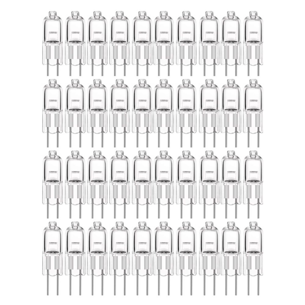10-Pack G4 Halogen Bulbs 20W 12V, Warm White V1237-ZY-506-0033