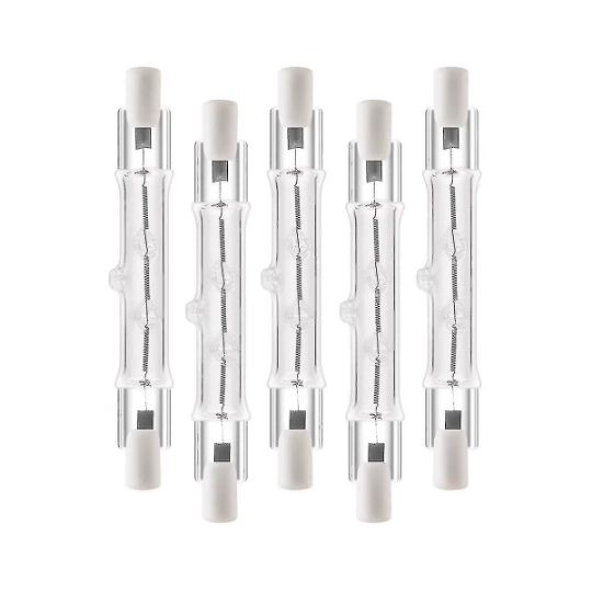 5-pack R7s Halogen Linear Light Bulbs 300W 230V, 118mm V1237-ZY-506-0035