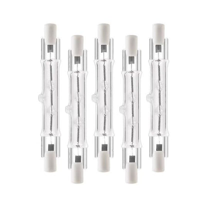 5-pack R7s Halogen Linear Light Bulbs 300W 230V, 118mm V1237-ZY-506-0035