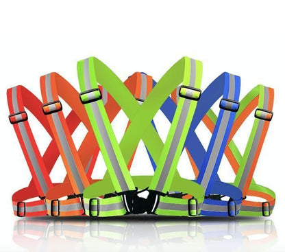 Reflective Harness Vest 2-Pack, Durable & Practical, Random Style V1237-ZY-506-0038