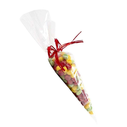 100-Pack Transparent Cellophane Cones and Bags V1237-ZY-506-0039