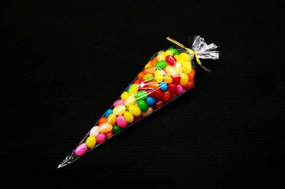 100-Pack Transparent Cellophane Cones and Bags V1237-ZY-506-0039