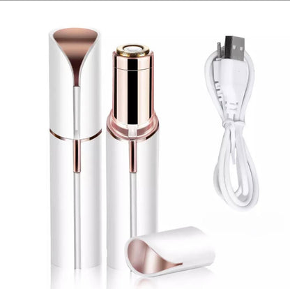 Eyebrow epilator and trimmer for facial, nose, bikini line hair, white V1237-ZY-506-0046