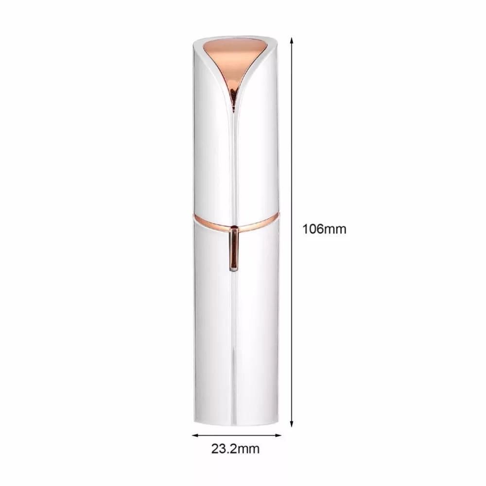 Eyebrow epilator and trimmer for facial, nose, bikini line hair, white V1237-ZY-506-0046