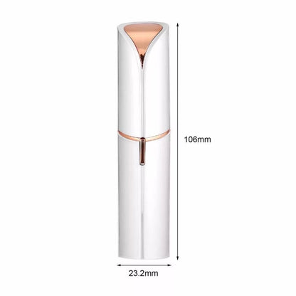Eyebrow epilator and trimmer for facial, nose, bikini line hair, white V1237-ZY-506-0046