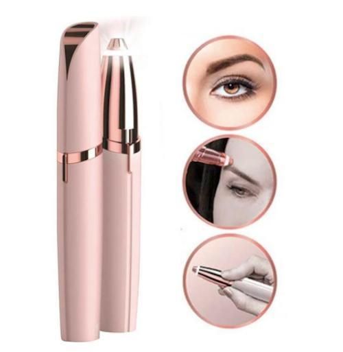 Epilator Trimmer for Eyebrows Facial Hair Nose Hair Bikini Line, PinkGold V1237-ZY-506-0049