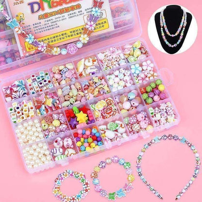 500pcs Acrylic Beads Mix for Jewelry Making, DIY Bead Box, MultiColor V1237-ZY-506-0051