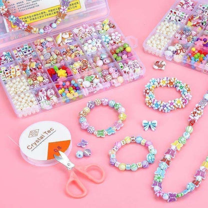 500pcs Acrylic Beads Mix for Jewelry Making, DIY Bead Box, MultiColor V1237-ZY-506-0051