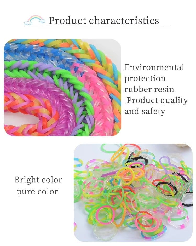 28,000 Pieces Super Large Loom Bands Kit with Accessories, Multi-Color V1237-ZY-506-0053