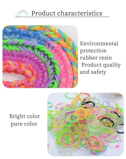 28,000 Pieces Super Large Loom Bands Kit with Accessories, Multi-Color V1237-ZY-506-0053