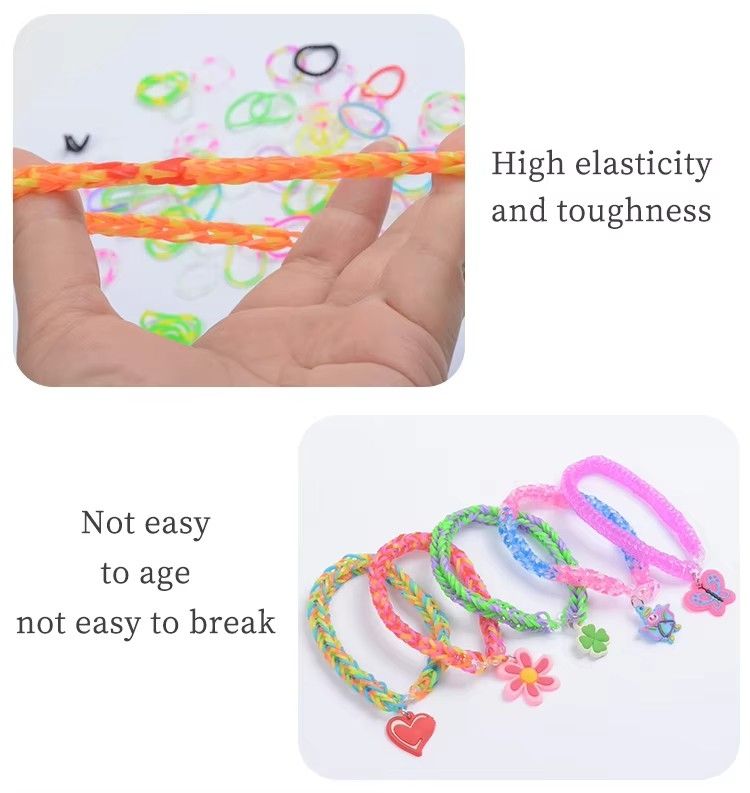 28,000 Pieces Super Large Loom Bands Kit with Accessories, Multi-Color V1237-ZY-506-0053