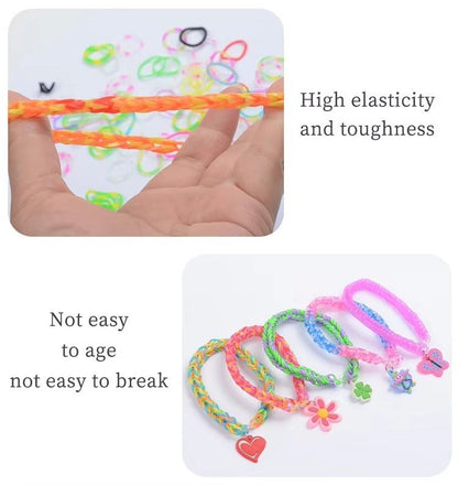 28,000 Pieces Super Large Loom Bands Kit with Accessories, Multi-Color V1237-ZY-506-0053
