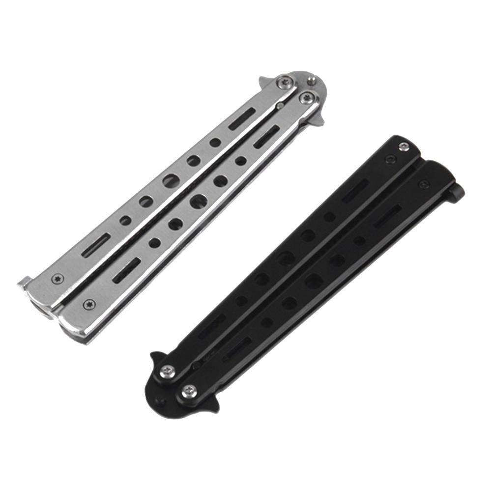 Stainless Steel Comb Folding Butterfly, Black V1237-ZY-506-0056