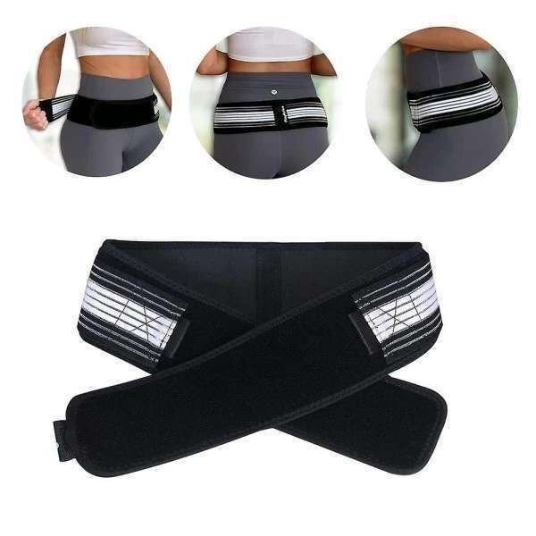 Hip Support Belt Adjustable Sciatica Relief, Black V1237-ZY-506-0057