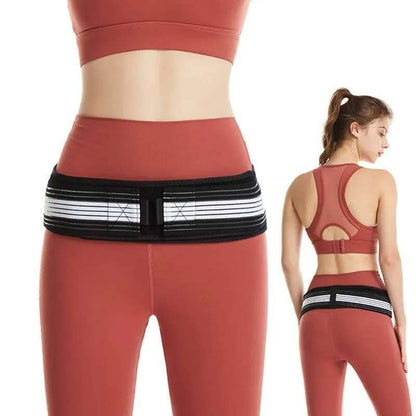 Hip Support Belt Adjustable Sciatica Relief, Black V1237-ZY-506-0057