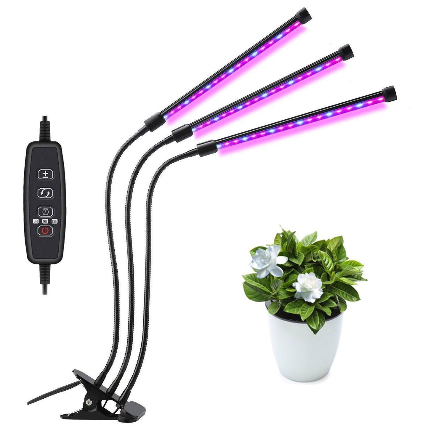 60 LED Full Spectrum Grow Light with 3 Timers, MultiColor V1237-ZY-506-0059