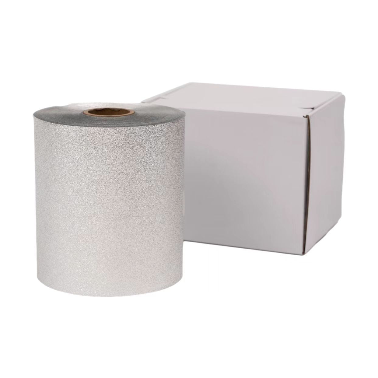 100m Hair Foil, Embossed Silver V1237-ZY-506-0060