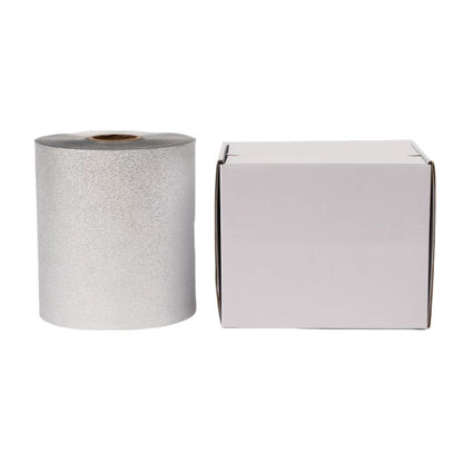100m Hair Foil, Embossed Silver V1237-ZY-506-0060