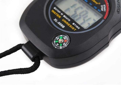 Digital Stopwatch Multifunctional with Built-in Compass, Black V1237-ZY-506-0062