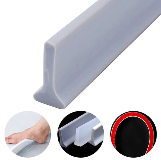 Water Stopper Water Retaining Strip, 200cm, Gray for Shower Bathroom V1237-ZY-506-0070