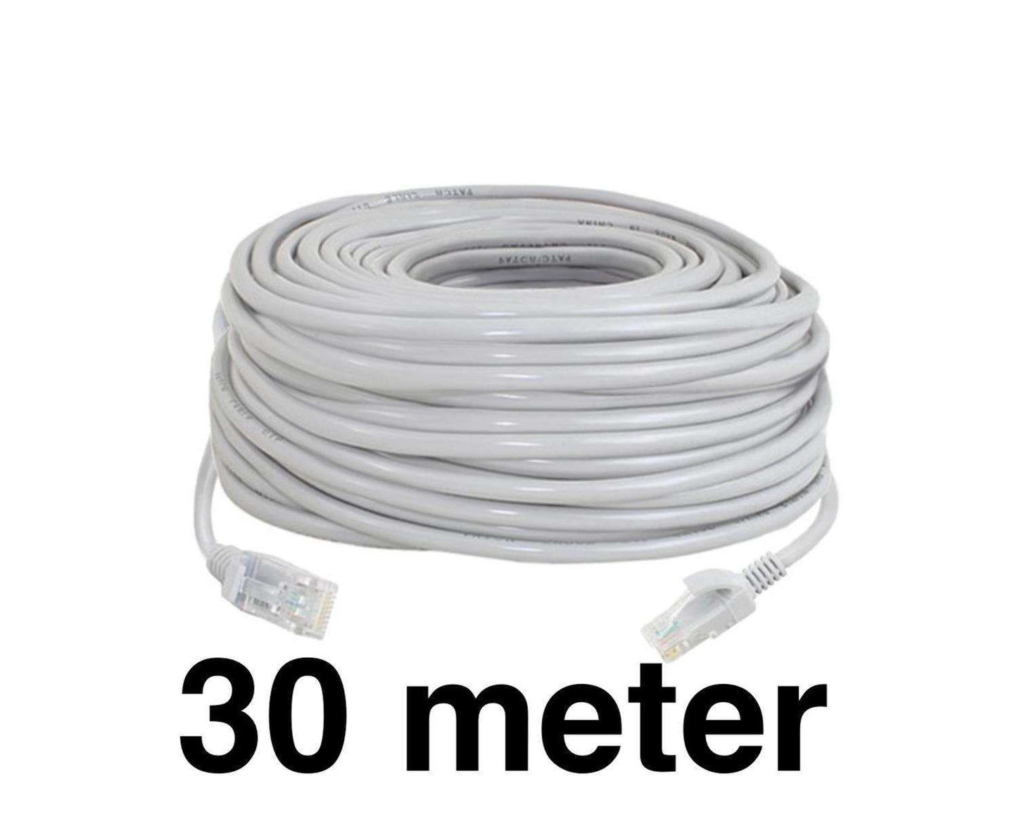 30m Cat5e Ethernet Cable, Grey V1237-ZY-506-0075