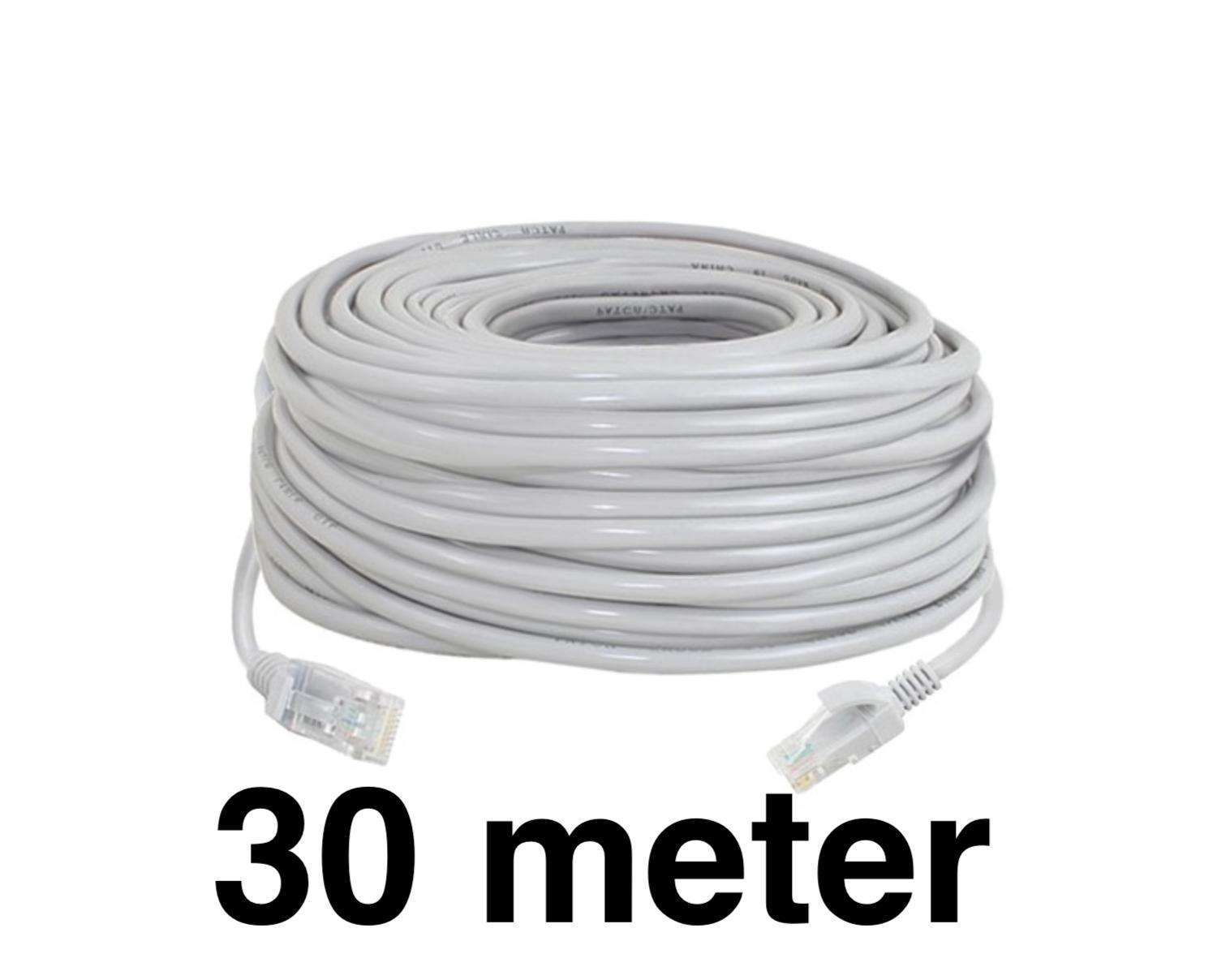 30m Cat5e Ethernet Cable, Grey V1237-ZY-506-0075