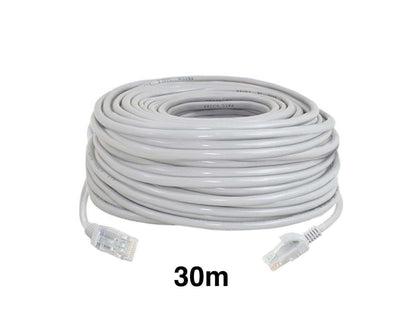 30m Cat5e Ethernet Cable, Grey V1237-ZY-506-0075