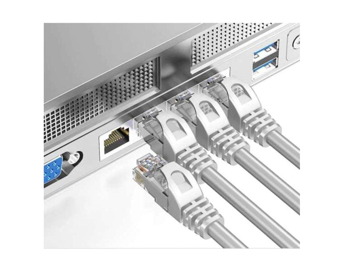 30m Cat5e Ethernet Cable, Grey V1237-ZY-506-0075