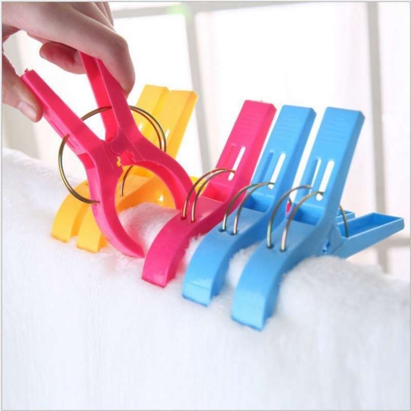 12 pcs Large Clothes Pegs, MultiColor, for Towel and Beach Towel V1237-ZY-506-0079
