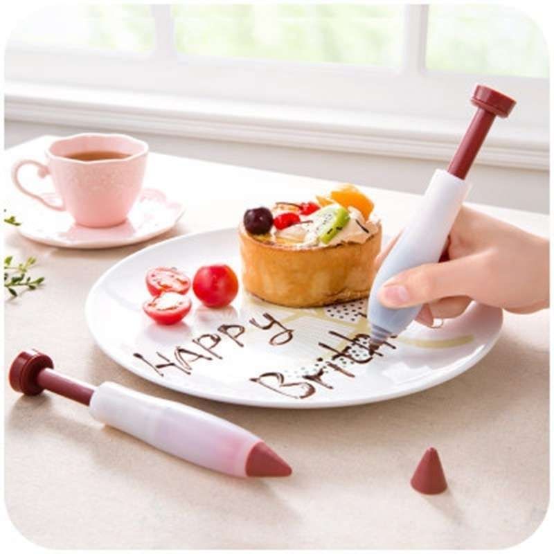 3pcs MultiColor Piping Syringe for Creative Pastries, Piping Pen V1237-ZY-506-0080