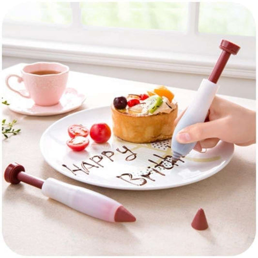 3pcs MultiColor Piping Syringe for Creative Pastries, Piping Pen V1237-ZY-506-0080