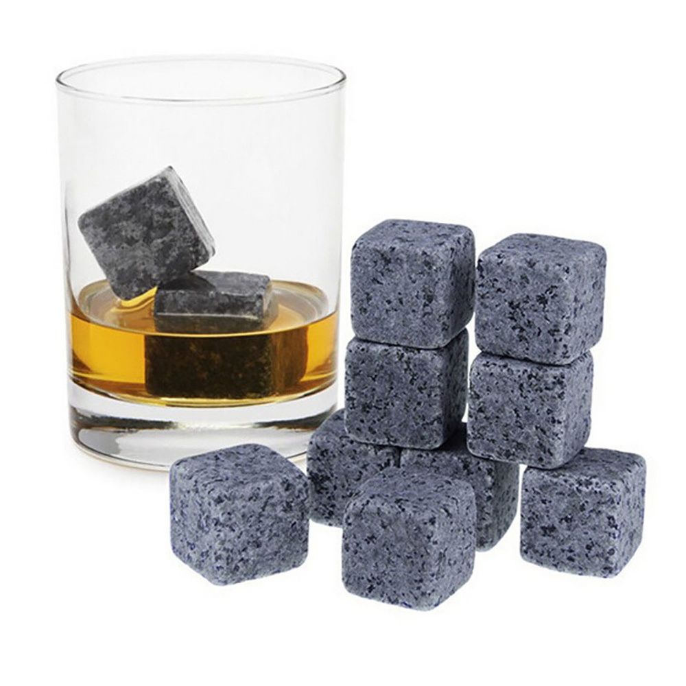 Whiskey Stones 9-pack, Grey Whiskey Ice Cubes V1237-ZY-506-0085
