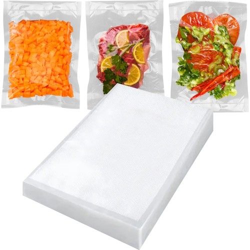 50 Vacuum Bags, 20x30 cm Storage Bags, Transparent Vacuum Sealer Bags for Efficient Storage V1237-ZY-506-0102