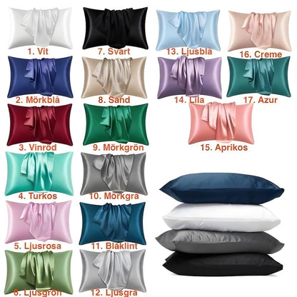 Satin pillowcase 2-pack Purple, 50 x 66cm V1237-ZY-506-0104