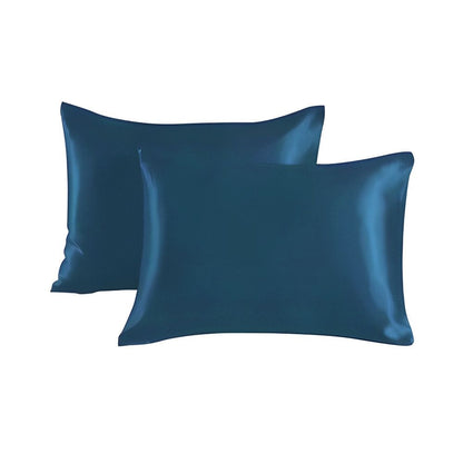 Satin pillowcase 2-pack, 50 x 66cm, Cornflower V1237-ZY-506-0106