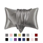 2-Pack Satin Pillowcase, Dark Gray, 50 x 66cm V1237-ZY-506-0112