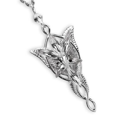 Evenstar Lord of the Rings Silver Plated Necklace, Arwen V1237-ZY-506-0115