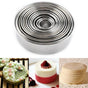 14pcs Round Cookie Cutters, Silver V1237-ZY-506-0116