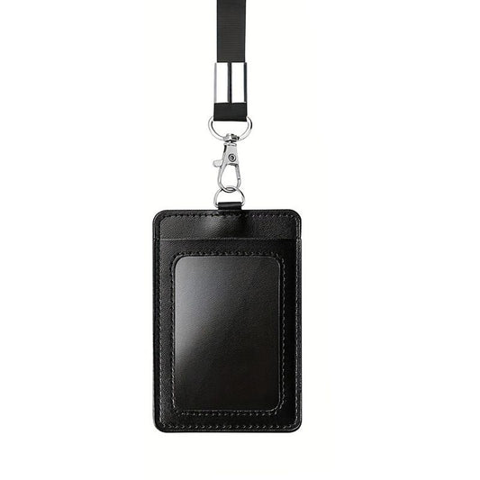 Elegant Black ID Card Holder and Name Badge V1237-ZY-506-0119