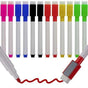 12-Pack Whiteboard Pens with Eraser and Magnet, MultiColor V1237-ZY-506-0120