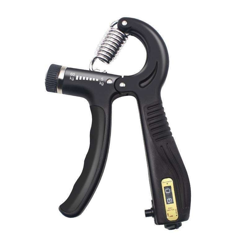 5-60kg Adjustable Hand Grip Strength Trainer, Black V1237-ZY-506-0121