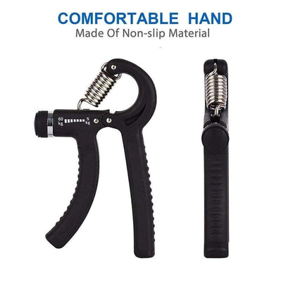 5-60kg Adjustable Hand Grip Strength Trainer, Black V1237-ZY-506-0121