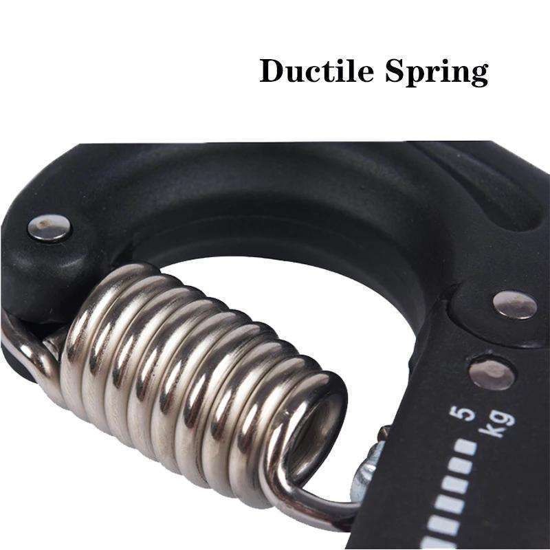 5-60kg Adjustable Hand Grip Strength Trainer, Black V1237-ZY-506-0121