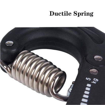 5-60kg Adjustable Hand Grip Strength Trainer, Black V1237-ZY-506-0121