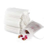 200pcs Empty Loose Leaf Tea Bags, White V1237-ZY-506-0127