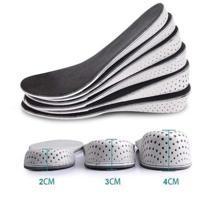 2cm 3cm 4cm Shoe Inserts Grow Taller Soles, Black V1237-ZY-506-0128