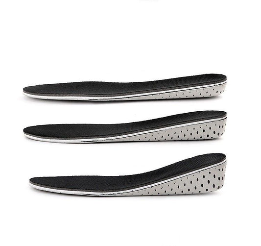 2cm 3cm 4cm Shoe Inserts Grow Taller Soles, Black V1237-ZY-506-0128