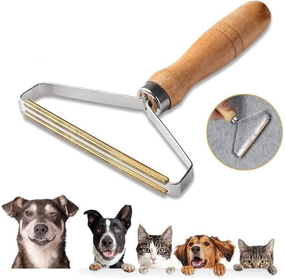 Lint & Fur Remover for Clothes, Silver - Effective Hair Removal Tool V1237-ZY-506-0133