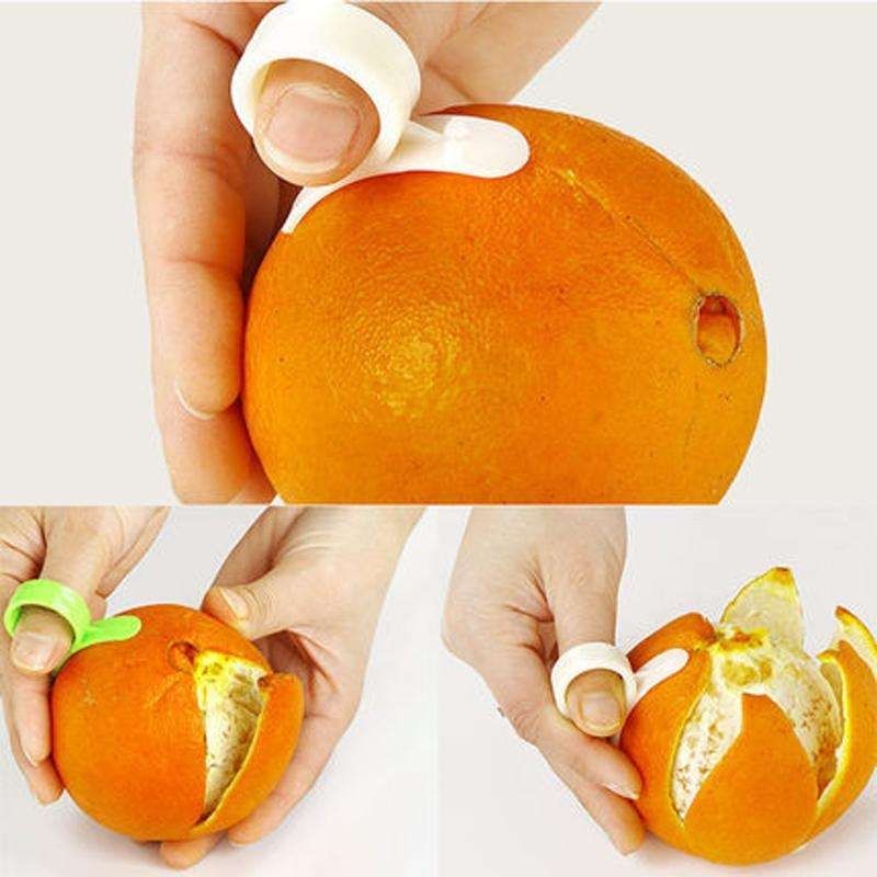 2pcs Orange Peeler for Citrus Fruits, MultiColor V1237-ZY-506-0152